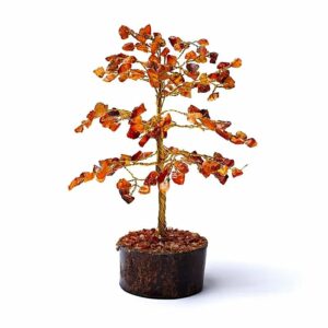 Arbre de pierres précieuses en améthyste Arbre de Cornaline 18cm