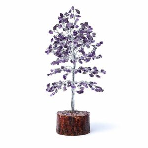 Arbre de pierres précieuses Améthyste