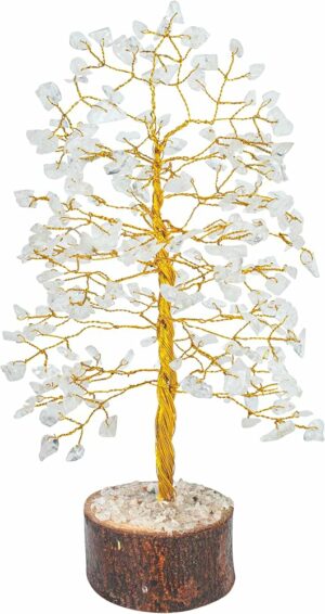 Arbre de pierres précieuses cristal de roche 23cm