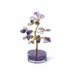 Arbre de pierres précieuses en améthyste