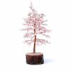Arbre de bonheur en pierres précieuses quartz rose