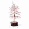 Arbre de pierres précieuses quartz rose
