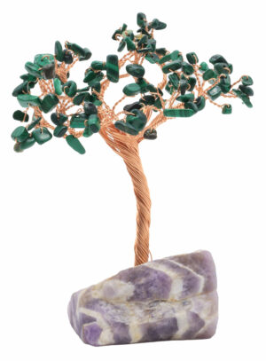 Malachite base Améthyste