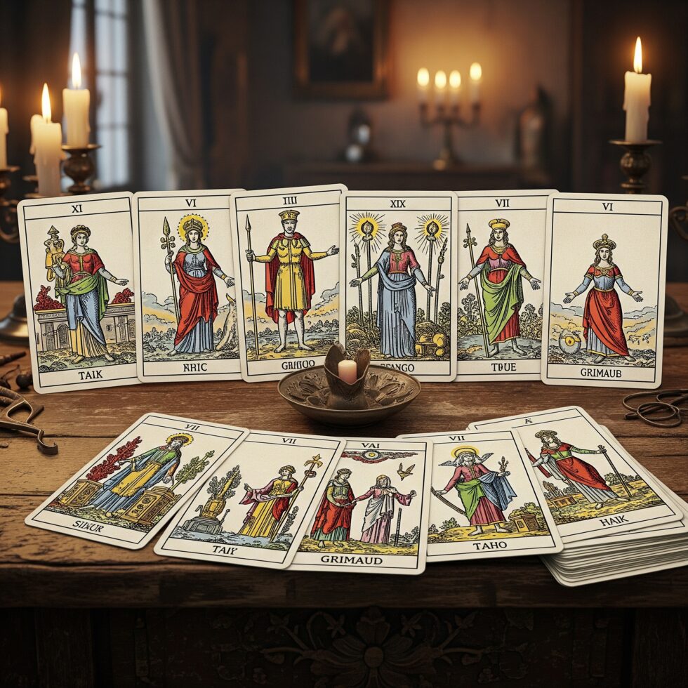 Le Tarot de Marseille Grimaud est l'authentique jeu de cartes divinatoire