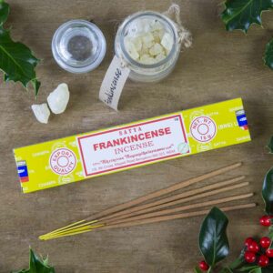 Encens "Frankincense" sacré. Senteur balsamique et épicée. Idéal pour les rituels, la méditation et la purification.